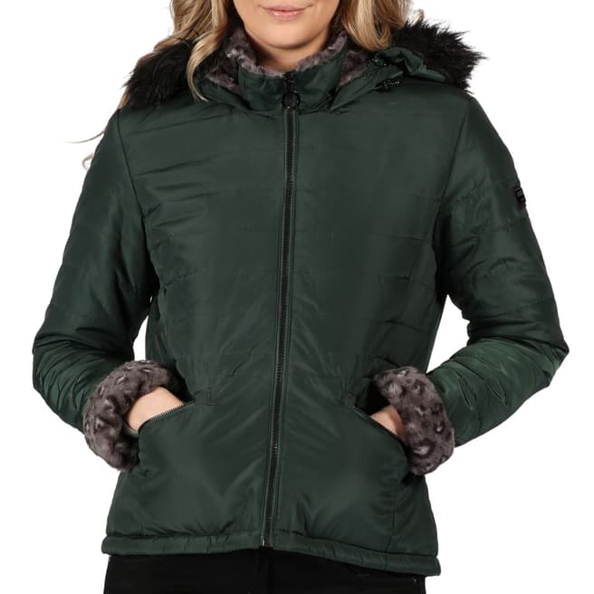 Regatta Green Insulated Quilted Jacket