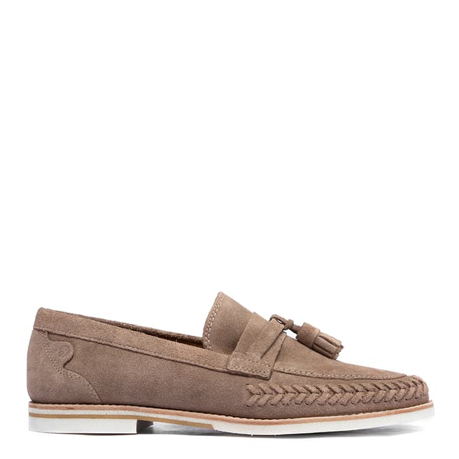 Hudson London Taupe Suede Cannock Loafers