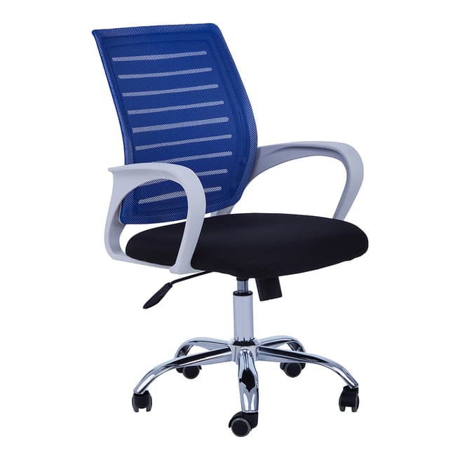 Premier Housewares Black/White Office Chair, 60x57cm