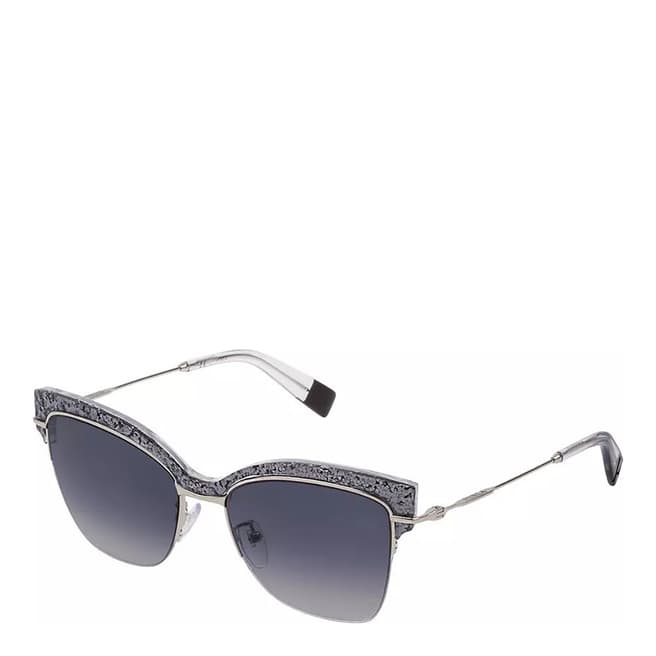 Furla Grey Silver Square Sunglasses