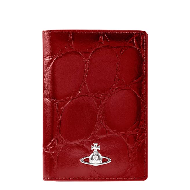 Vivienne Westwood Red Passport Case