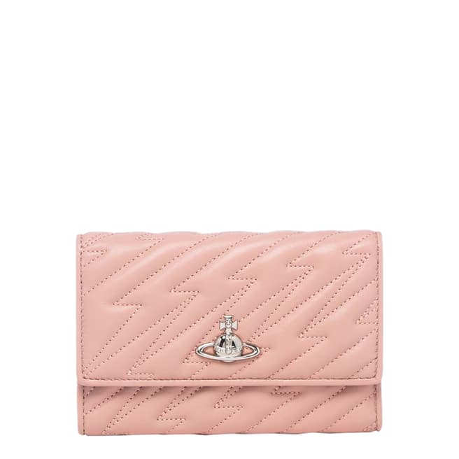 Vivienne Westwood Pink Coventry Credit Card Wallet With Zip