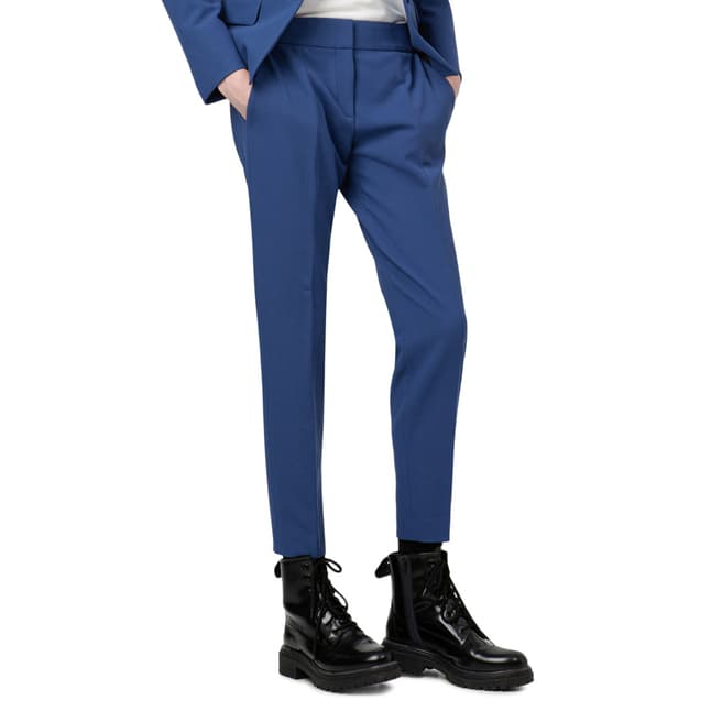 HUGO Blue Hevas Crop Stretch Trousers