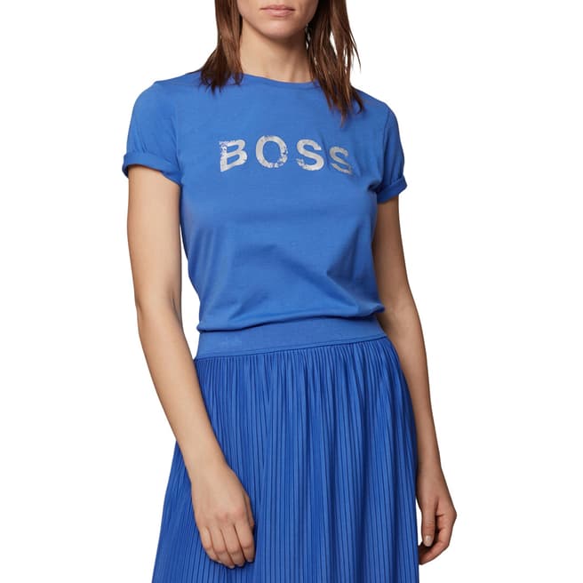 BOSS Blue Foil Tepaper T-Shirt
