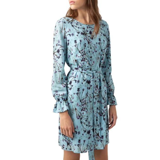 HUGO Blue Floral Kosas-1 Dress