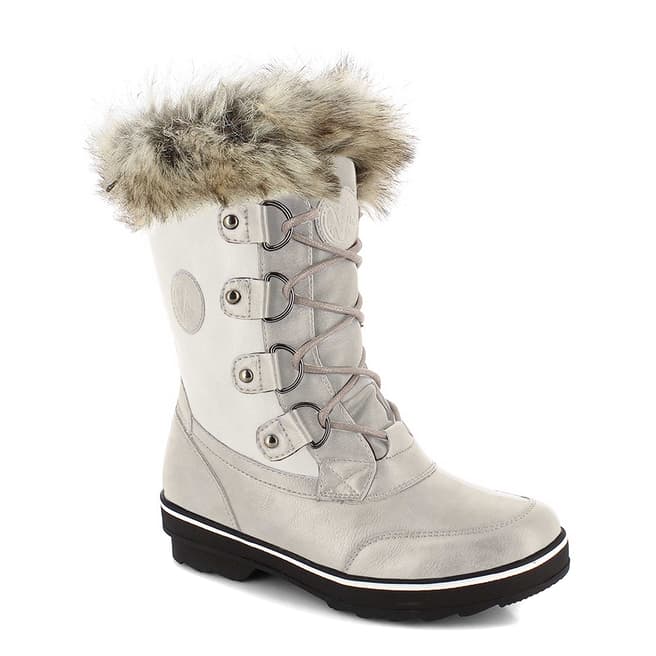 Kimberfeel Cream Leana Snow Boots
