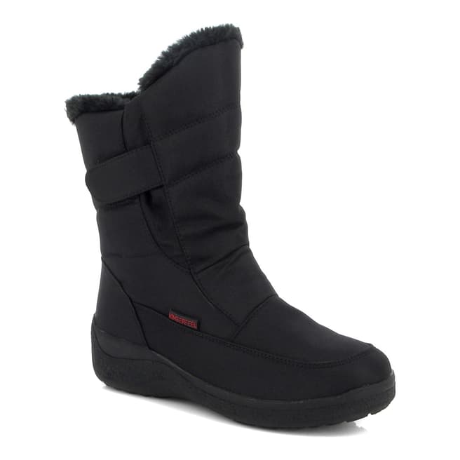 Kimberfeel Black Leaya Tall Snow Boots