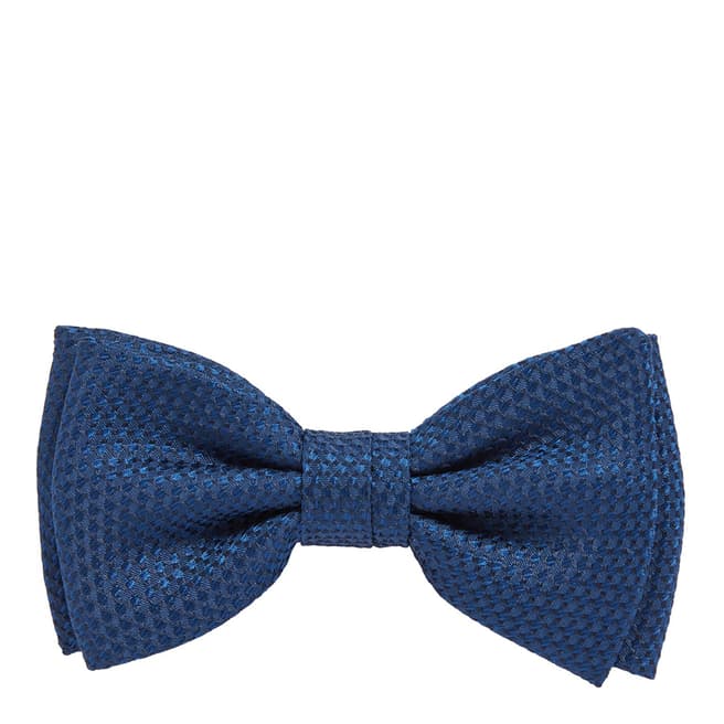 BOSS Blue Dot Silk Bow Tie