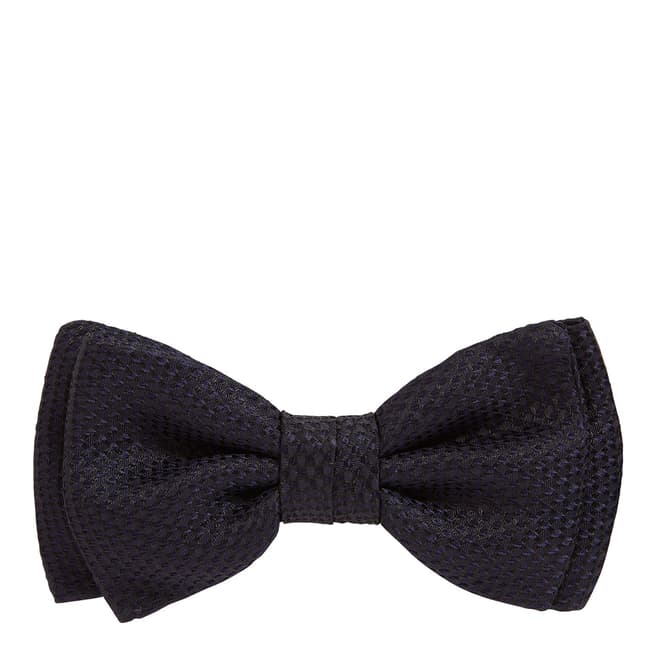BOSS Navy Silk Bow Tie fashion