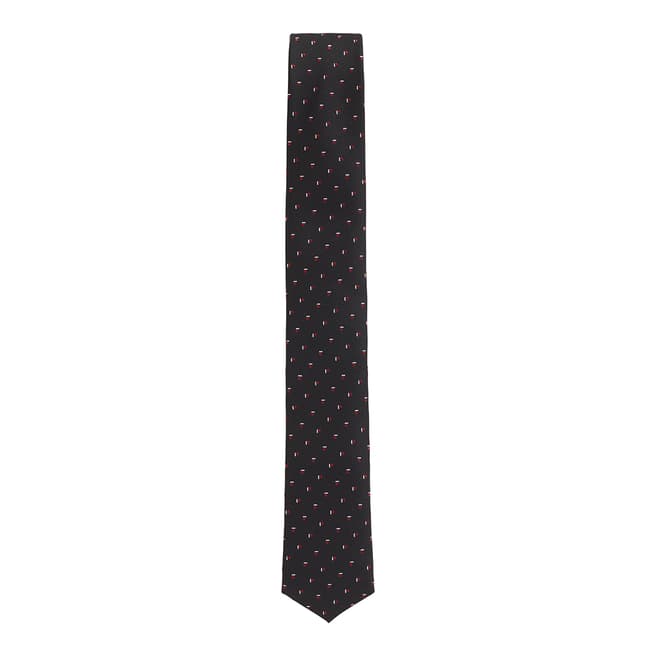 BOSS Black Printed Silk Tie