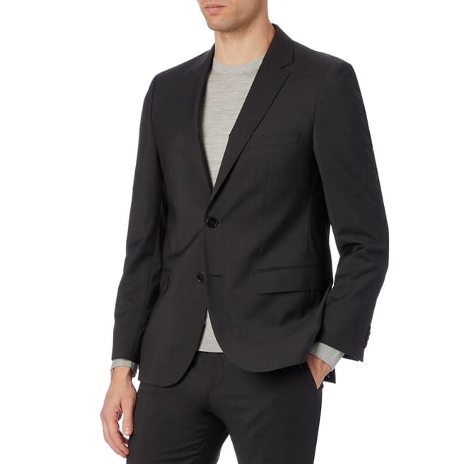 HUGO Grey James Wool Suit Jacket
