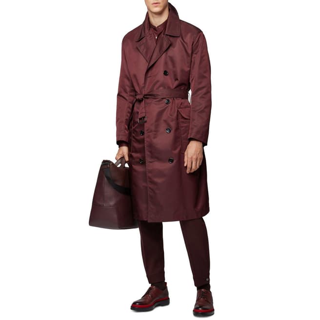 BOSS Red Dan Double Breasted Trench Coat