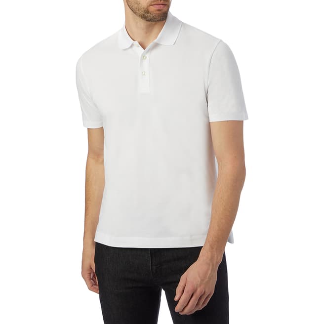HUGO White Darelli-U1 Polo Shirt