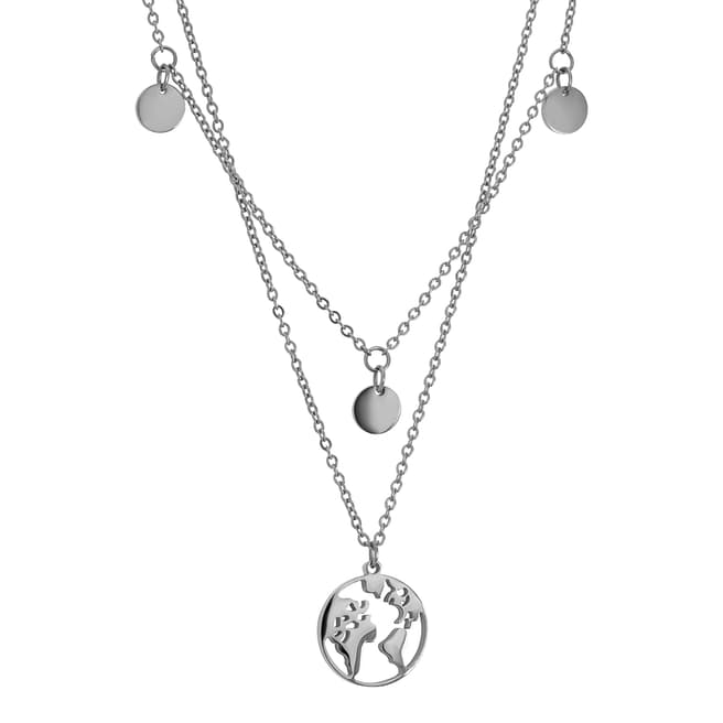 Amelia Parker Silver Map Collection Necklace