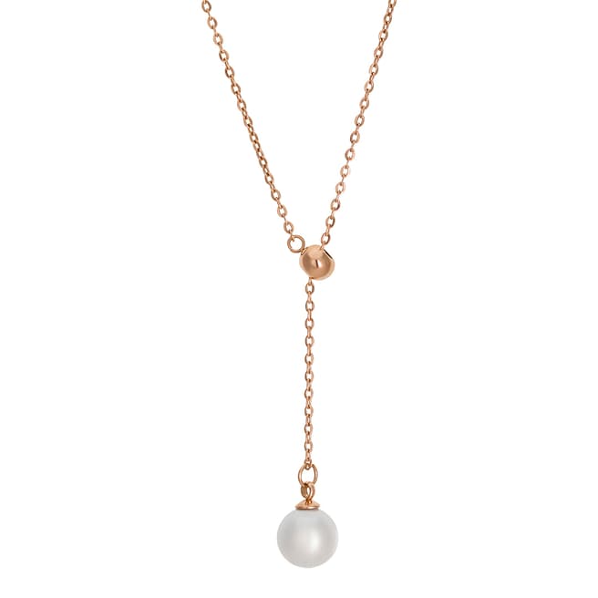 Amelia Parker Rose Gold Pearl Collection Necklace