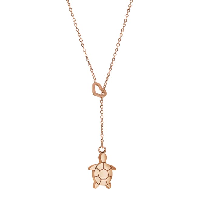Amelia Parker Rose Gold Turtle Collection Necklace