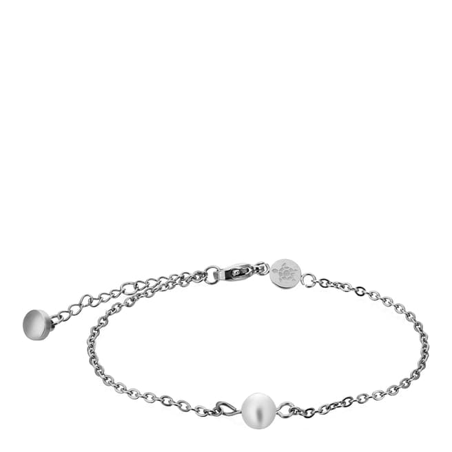 Amelia Parker Silver Pearl Collection Bracelet
