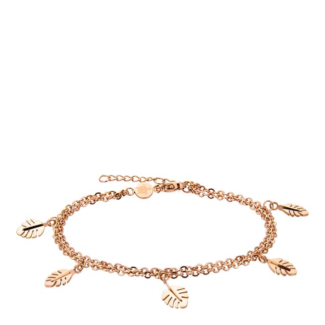 Amelia Parker Rose Gold Palm Leaves Collection Bracelet
