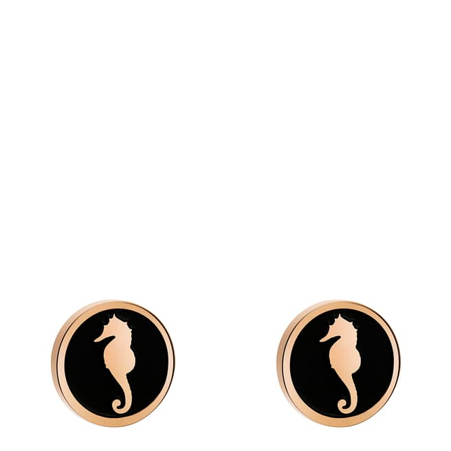 Amelia Parker Rose Gold Seahorse Collection Earrings
