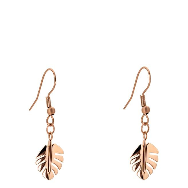 Amelia Parker Rose Gold Palm Leaves Collection Earrings