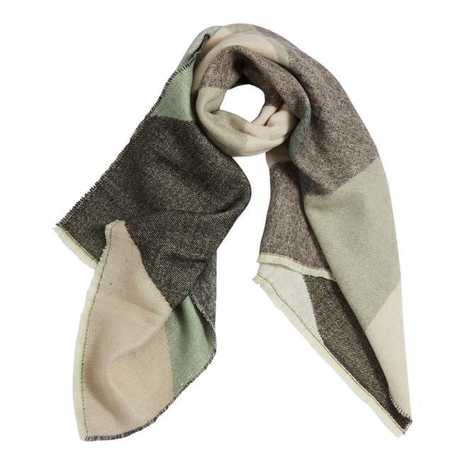 JayLey Collection Green Multi Cashmere Blend Scarf