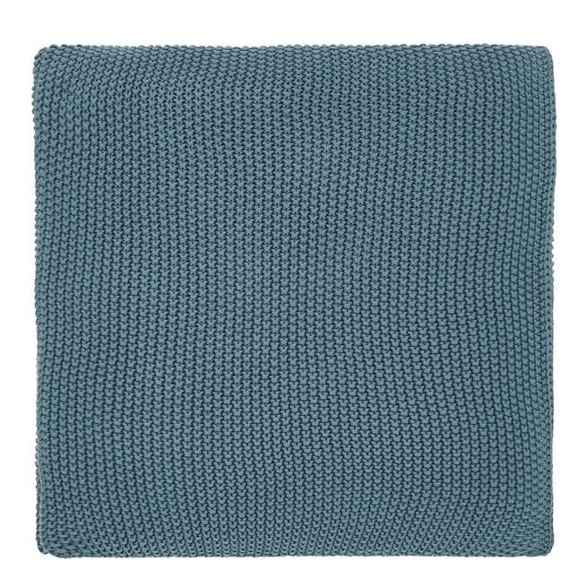 Joules Moss Stitch 140x200cm Throw, Teal