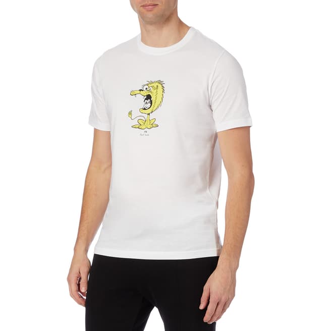 PAUL SMITH White Lion Cotton T-Shirt