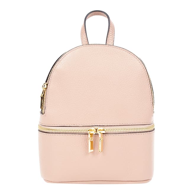 SCUI Studios Blush Leather Backpack