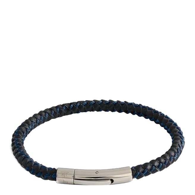 Tateossian Black Single Wrap Bracelet