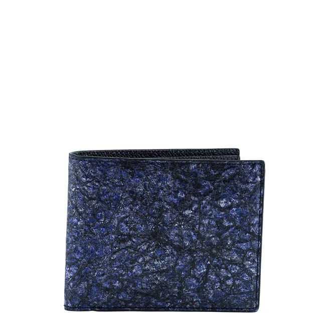 Tateossian Blue Foldover Wallet