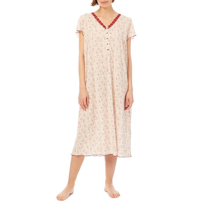 Cottonreal Cottonreal/Hays Butterfly Flora Cap Sleeve N/Dress