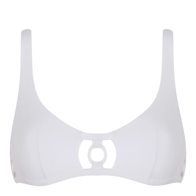 Myla White Waterloo Bikini Top