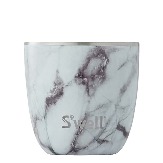 S'ip by S'well 10oz White Marble Tumbler