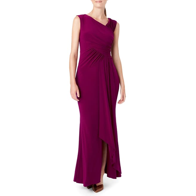 Hobbs London Purple Niamh Maxi Dress