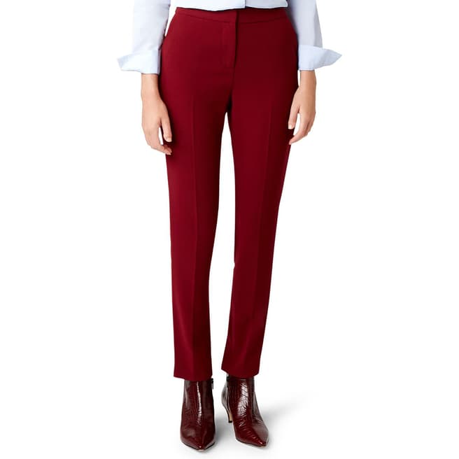Hobbs London Red Tamsin Trousers