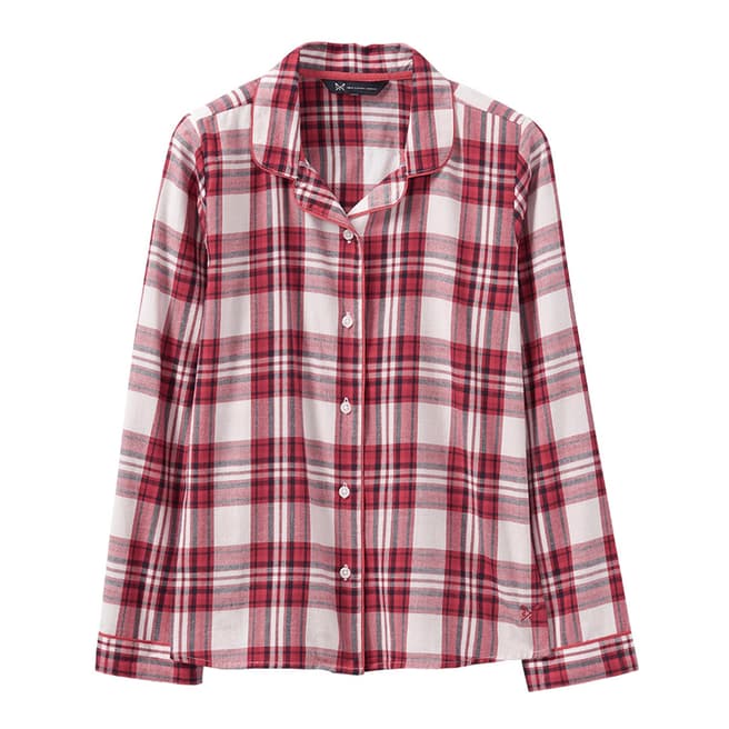 Crew Clothing Red Check Woven Shirt