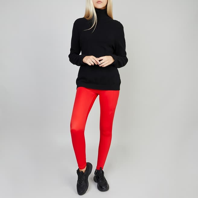 N°· Eleven Red High-Waisted Sculpt Leggings