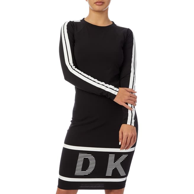 DKNY Black Crew Dress Tee