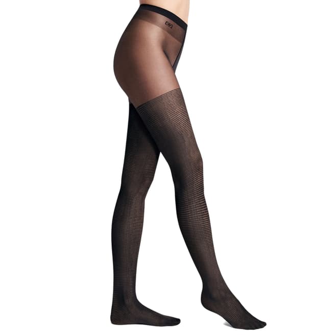Wolford Black Summers Poison Tights