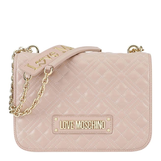 Love Moschino Pink Quilted Crossbody