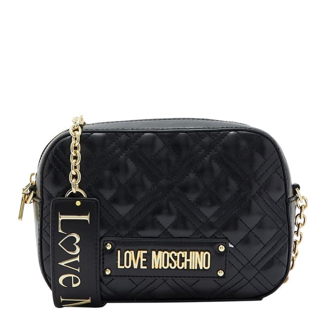Love Moschino Black Quilted Small Cross Body Bag 