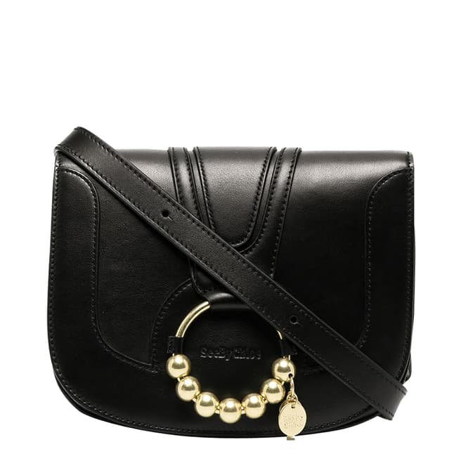 See by Chloe Black Embellished Leather Crossbody Bag