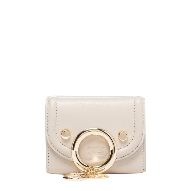See by Chloe Cream Trifold Mini Wallet