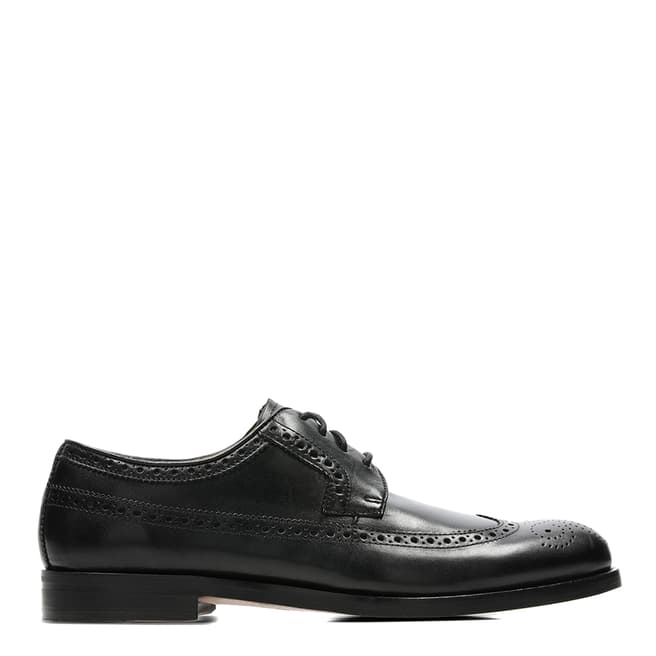 Clarks Black Leather Coling Limit Brogues