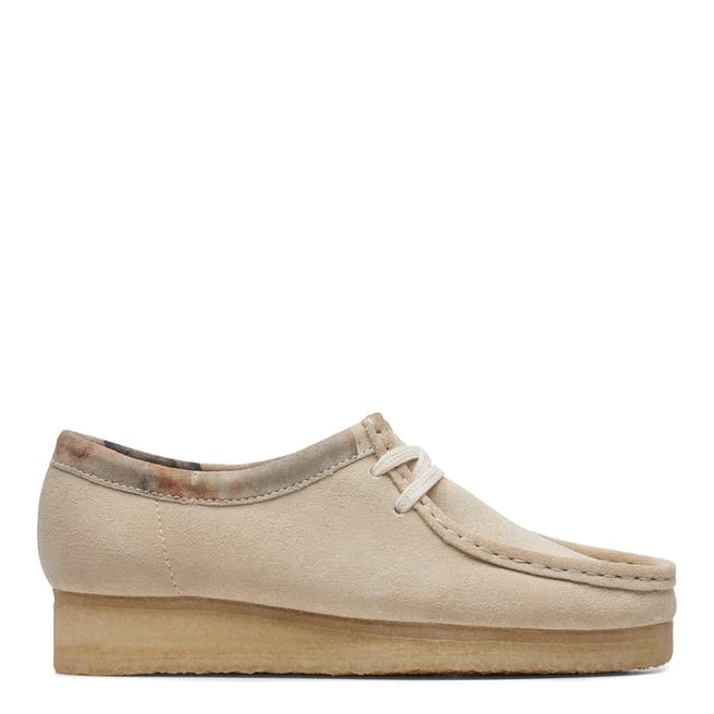 Clarks Originals Off White Wallabee Moccasin Shoes