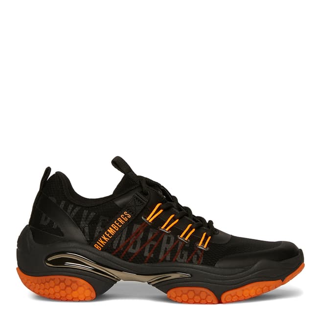 Dirk Bikkembergs Black/Orange Palak Sneakers