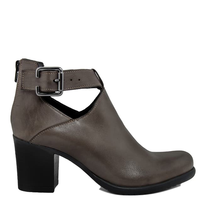 LAB78 Brown Leather Laura Ankle Boots