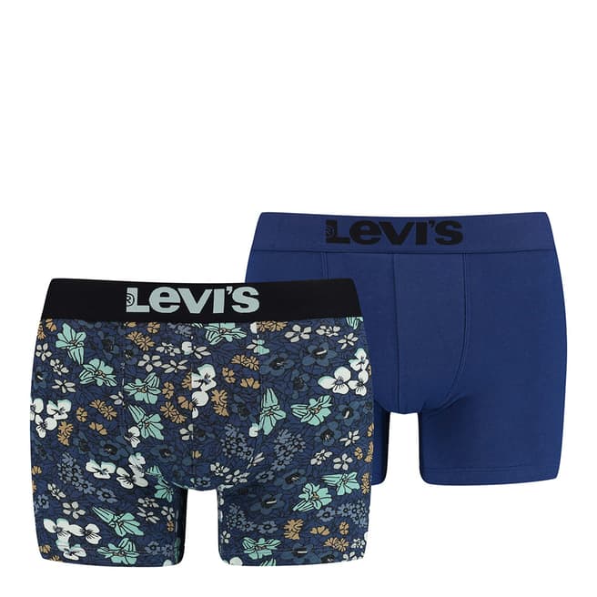 Levi's Blue/Multi 2 Pack Boxer Brief