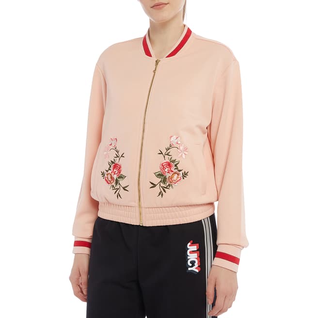 Juicy Couture Pink Full Zip Sweatshirt