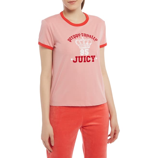 Juicy Couture Red Crown Logo T-Shirt
